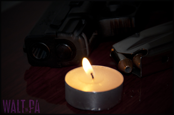 Candle to Stop Violence - Springfield XD and Hornady FPD - 1